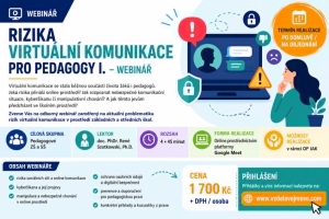 Rizika virtuální komunikace pro pedagogy I. – webinář 